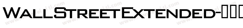 WallStreetExtended字体转换