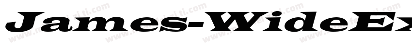 James-WideExt-Normal字体转换