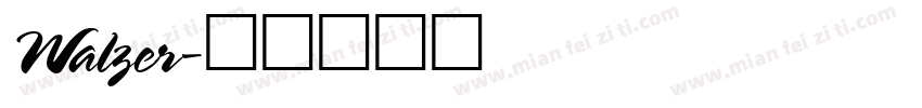 Walzer字体转换