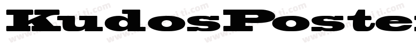 KudosPosterSSK字体转换