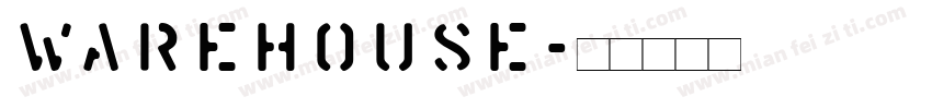 warehouse字体转换