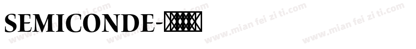 semiconde字体转换