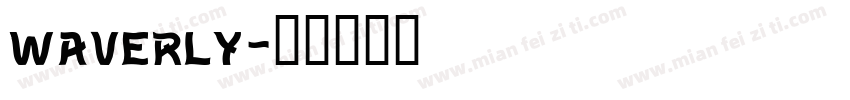 waverly字体转换