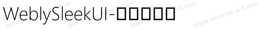 WeblySleekUI字体转换