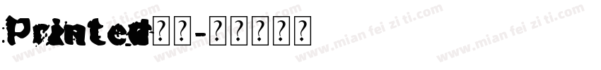 Printed字体字体转换
