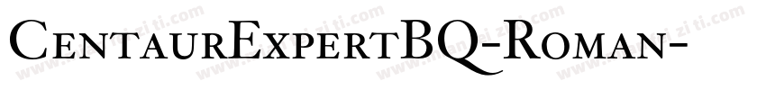 CentaurExpertBQ-Roman字体转换