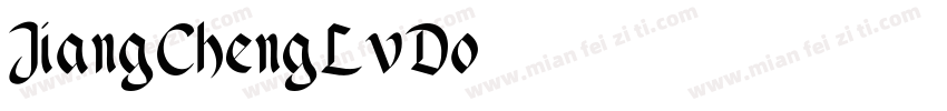 JiangChengLvDo字体转换