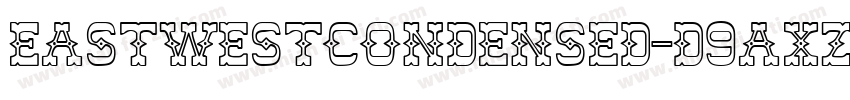 EastWestCondensed-d9AxZ字体转换