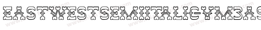 EastWestSemiItalic-vm3A9字体转换