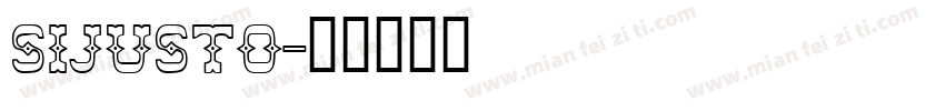 Sijusto字体转换