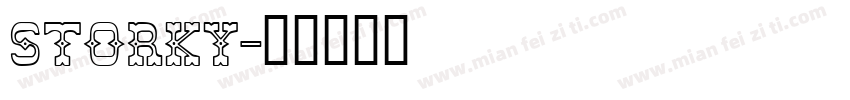 storky字体转换