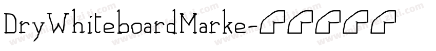 DryWhiteboardMarke字体转换