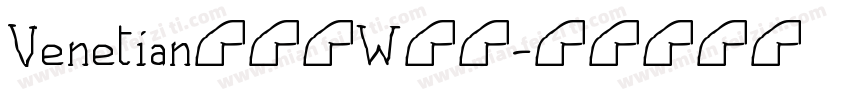 Venetian301W03字体转换