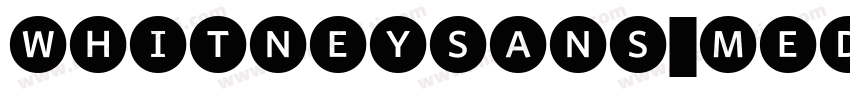 WhitneySans-Medium字体转换