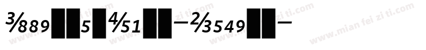 WhitneySans-Medium字体转换