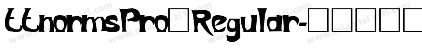 ttnormsPro一Regular字体转换