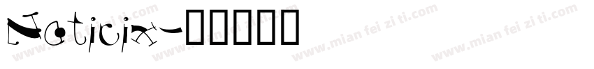 Noticix字体转换