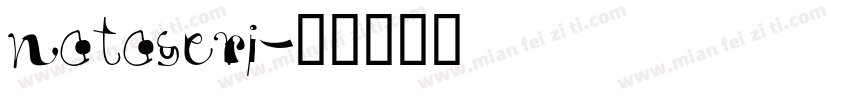 notoseri字体转换