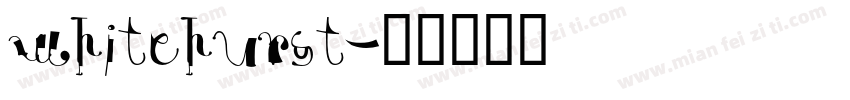 whitehurst字体转换
