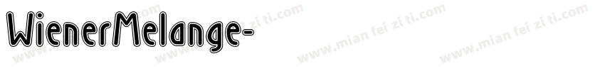 WienerMelange字体转换