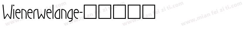 Wienerwelange字体转换