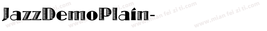 JazzDemoPlain字体转换