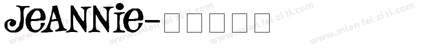 Jeannie字体转换