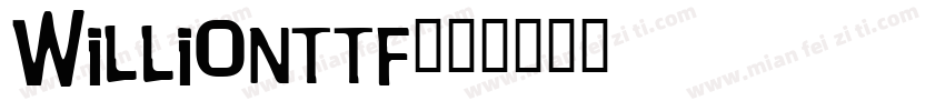 Willionttf字体转换