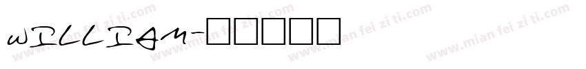 william字体转换