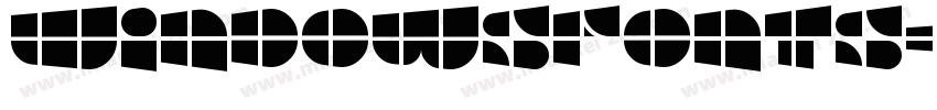 WindowsFonts字体转换