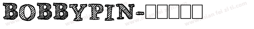BOBBYPIN字体转换