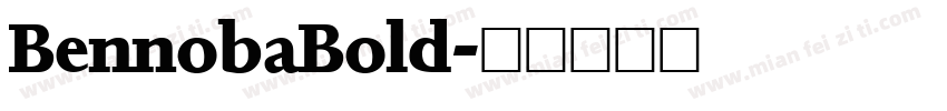 BennobaBold字体转换