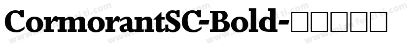 CormorantSC-Bold字体转换