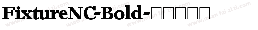 FixtureNC-Bold字体转换