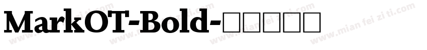 MarkOT-Bold字体转换
