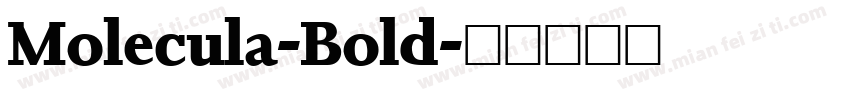 Molecula-Bold字体转换