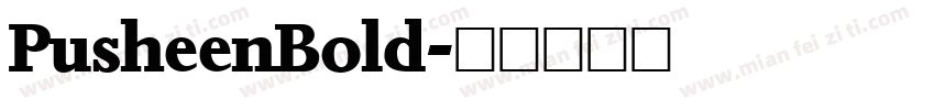PusheenBold字体转换