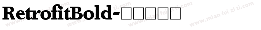 RetrofitBold字体转换