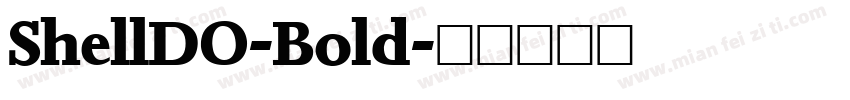 ShellDO-Bold字体转换