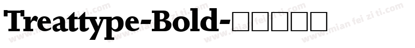 Treattype-Bold字体转换