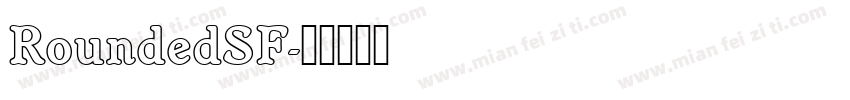 RoundedSF字体转换