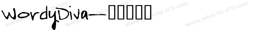 WordyDiva字体转换