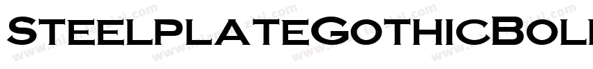 SteelplateGothicBold字体转换