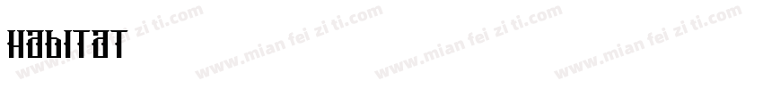 habitat字体转换