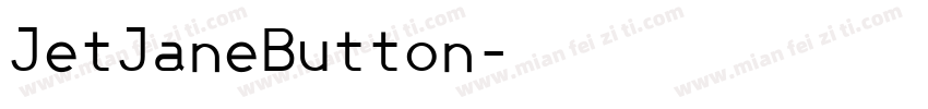 JetJaneButton字体转换