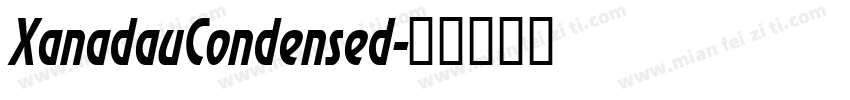 XanadauCondensed字体转换