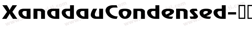 XanadauCondensed字体转换