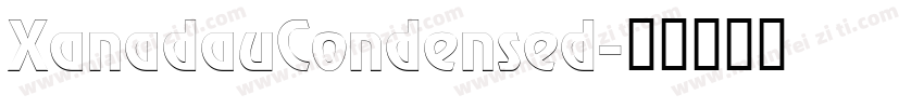 XanadauCondensed字体转换