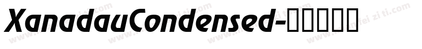 XanadauCondensed字体转换
