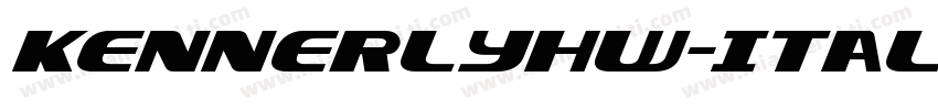 KennerlyHW-Italic字体转换